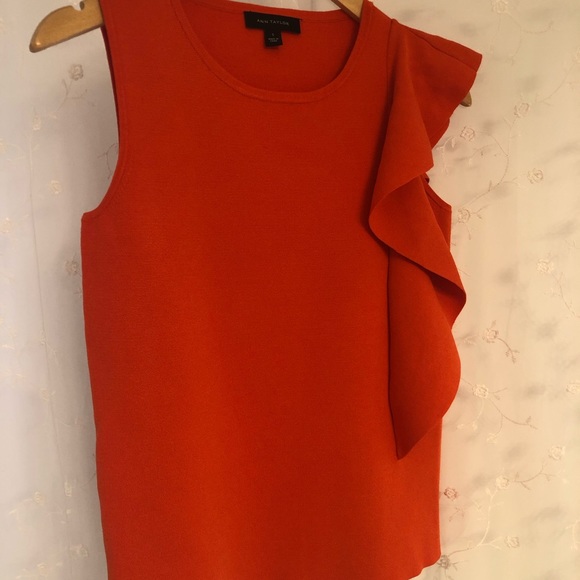 Ann Taylor Ruffle Sweater - Picture 2 of 6